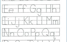 27 Alphabet Tracing Worksheets For 3 Year Olds Alphabet Worksheets