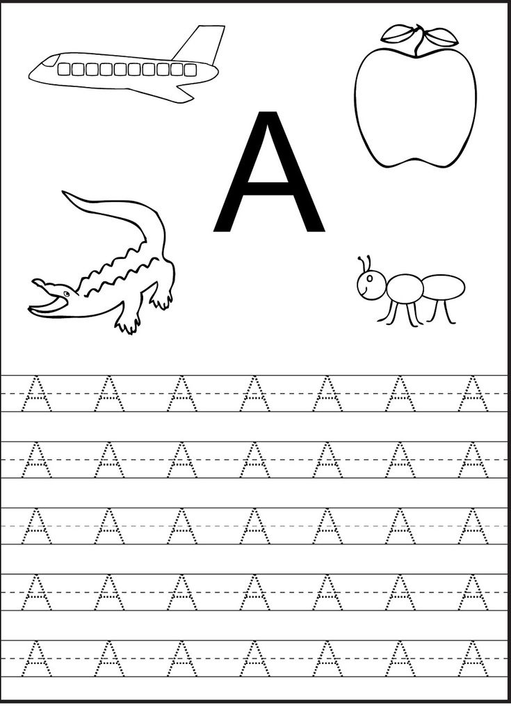 4 Free Abc Worksheets For Pre K Alphabet Tracing Worksheets Preschool 