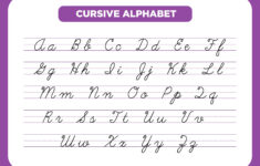 5 Best Printable Cursive Alphabet Printablee