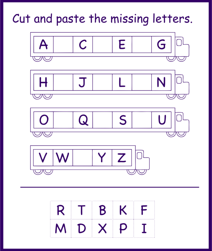 Alphabet Worksheet For Preschool