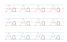 Alphabet For Tracing Free Preschool