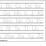 Alphabet Letter Tracing Worksheet Download Printable PDF Templateroller