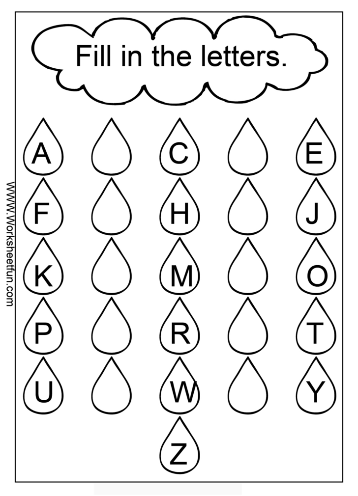 Alphabet Letters Worksheets Grade 1