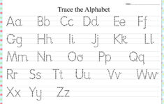 Alphabet Tracing Dots AlphabetWorksheetsFree