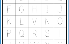 Alphabet Tracing Pages Uppercase And Lowercase Letters Trace All Of