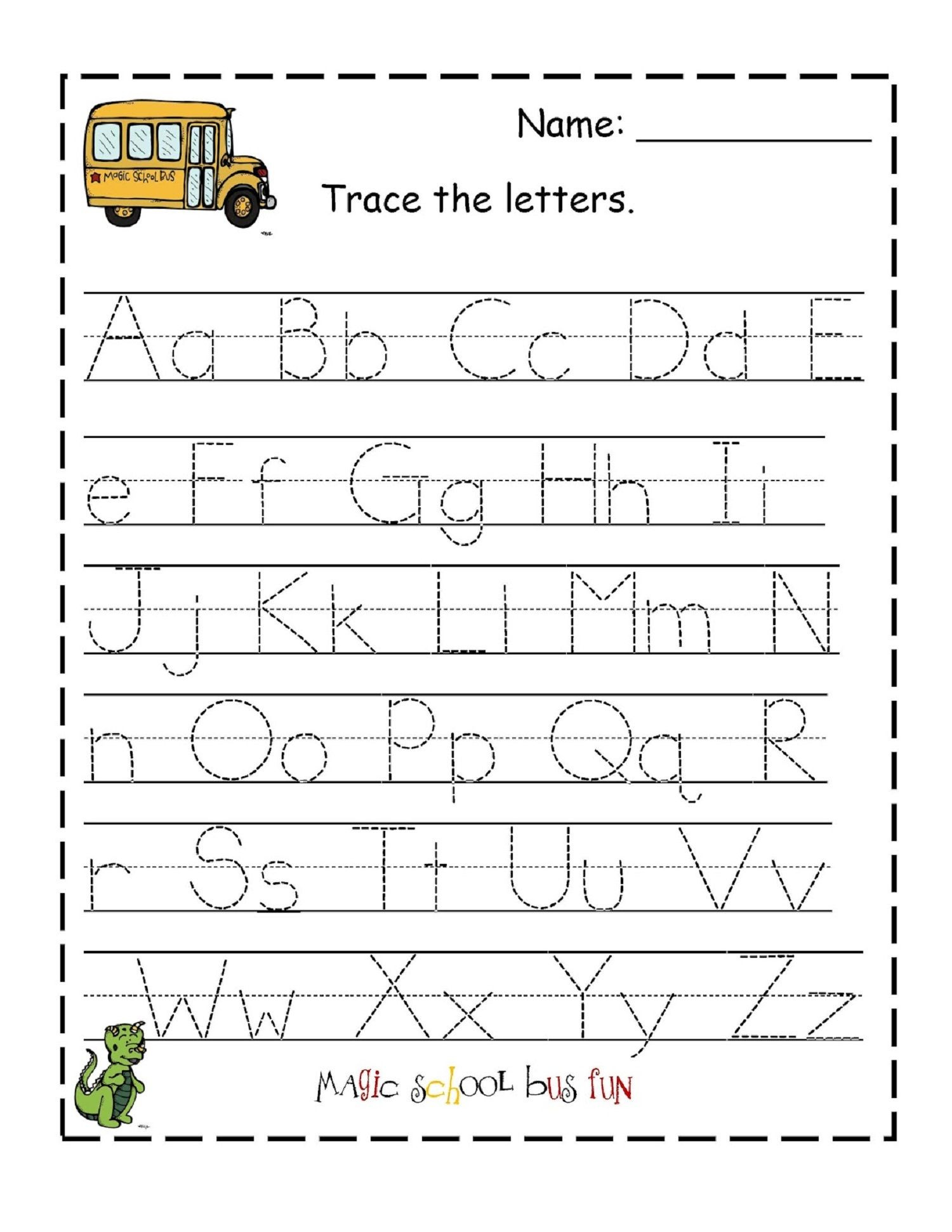 Alphabet Tracing Printables Best For Writing Introduction Alphabet 