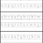 Alphabet Tracing Worksheet Small Letters TracingLettersWorksheets