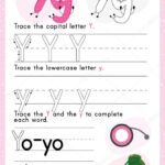 Alphabet Tracing Worksheet Writing Exercises Kids Paper Ready Print