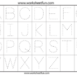 Alphabet Tracing Worksheets Capital Letters TracingLettersWorksheets