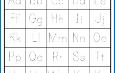Alphabet Tracing Worksheets Uppercase Lowercase Letters Alphabet