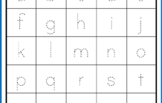 Alphabet Tracing Worksheets Uppercase Lowercase Letters Lowercase