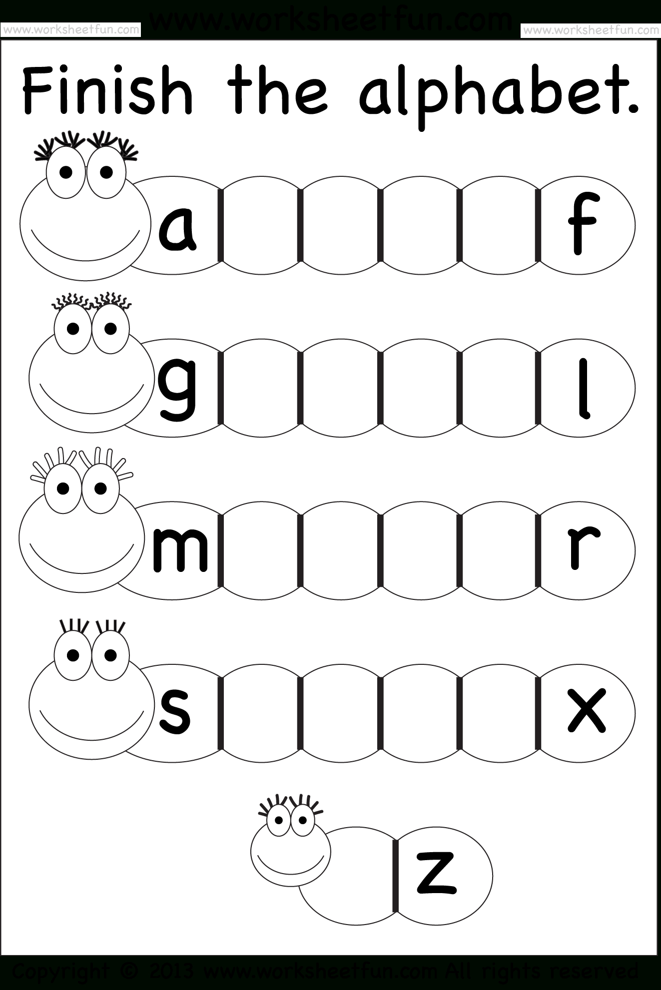 Alphabet Worksheets For Grade 1 AlphabetWorksheetsFree