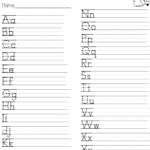 Alphabet Writing Worksheets Az Writing Worksheets Free Download