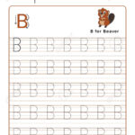 B Letter Tracing Worksheet AlphabetWorksheetsFree