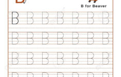 B Letter Tracing Worksheet AlphabetWorksheetsFree