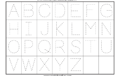 Big Letters Alphabet Tracing Sheets TracingLettersWorksheets