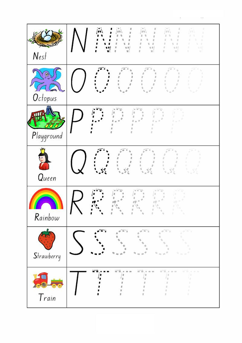 Capital Alphabets Tracing Worksheets Practice Alphabet Tracing 
