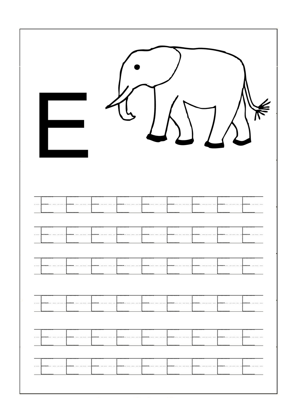 Capital Alphabets Tracing Worksheets Printable Learning Printable