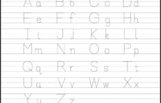 Capital And Lowercase Letters For Tracing Coloring Sheets