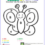 Color By Letter Worksheet For Kids Preschoolplanet