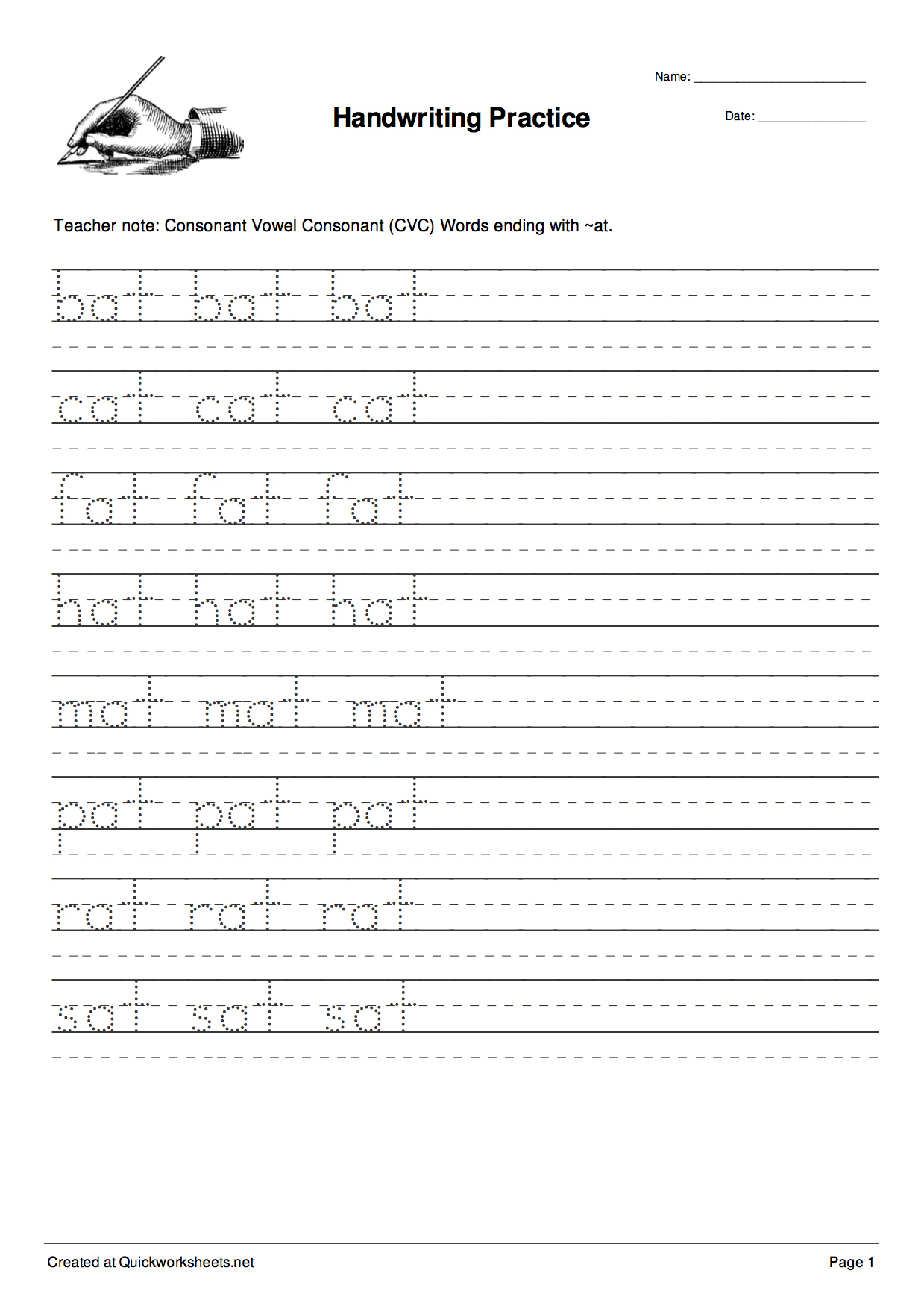 Create Your Own Word Tracing Worksheets Name Tracing Generator Free