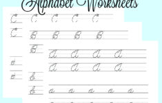 Cursive Capital Letters Tracing TracingLettersWorksheets