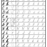 Cursive Uppercase And Lowercase Letter Tracing Worksheets Cursive