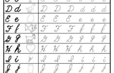 Cursive Uppercase And Lowercase Letter Tracing Worksheets Cursive