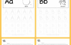 Download Free Alphabet Tracing Worksheets For Letter A To Z Suitable