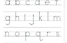 English Print Abc A To Z Lower Case 001 Alphabet Tracing Worksheets