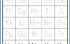 Free Printable Alphabet Letters Upper And Lower Case Tracing