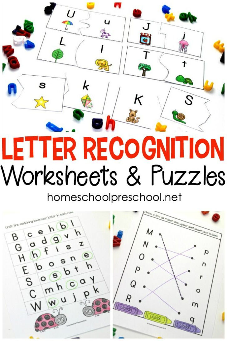 Free Printable Alphabet Recognition Worksheets