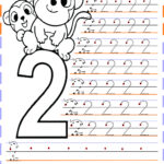 Free Printable Preschool Worksheets Tracing Numbers Teaching Treasure