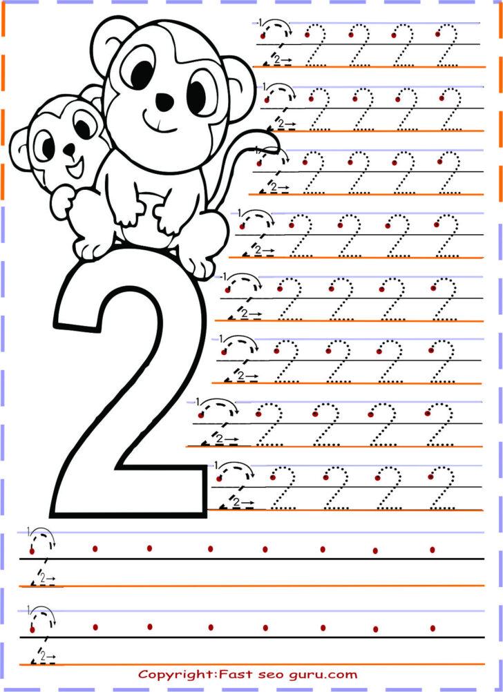 Free Printable Tracing Worksheets Preschool