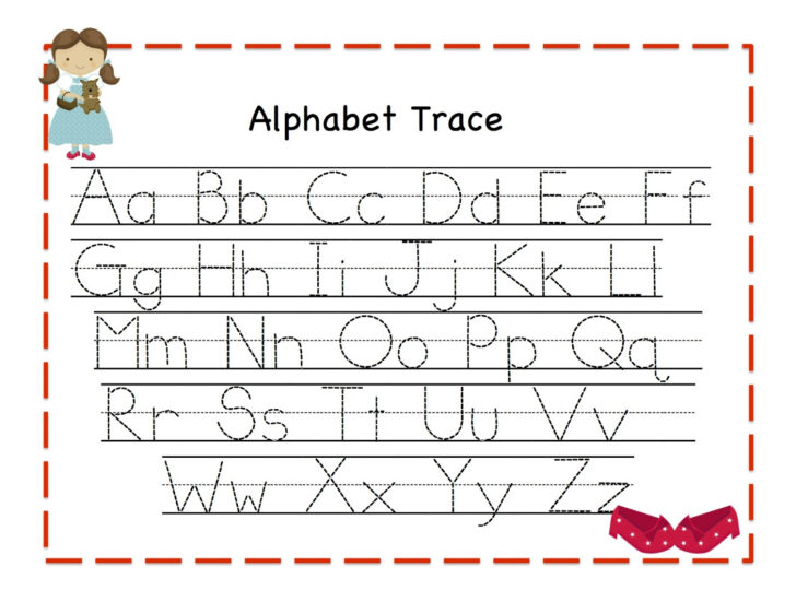 Free Printable Tracing Alphabet Letters A-Z