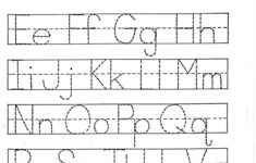 Free Printable Tracing Letters Of The Alphabet