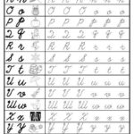 FREE Printable Uppercase And Lowercase Cursive Letter Tracing
