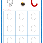 Letter C Tracing Worksheets Preschool Dot To Dot Name Tracing Website