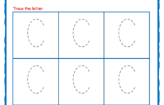 Letter C Tracing Worksheets Preschool Dot To Dot Name Tracing Website
