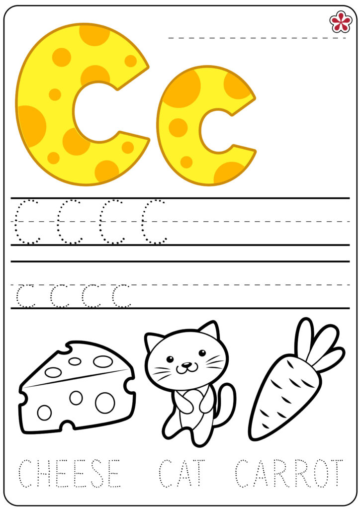Alphabet C Tracing Worksheet