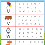 Letter Recognition Worksheets For Kids