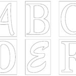 Letter Template Free Printable Letters Alphabet Templates Stencils