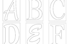 Letter Template Free Printable Letters Alphabet Templates Stencils