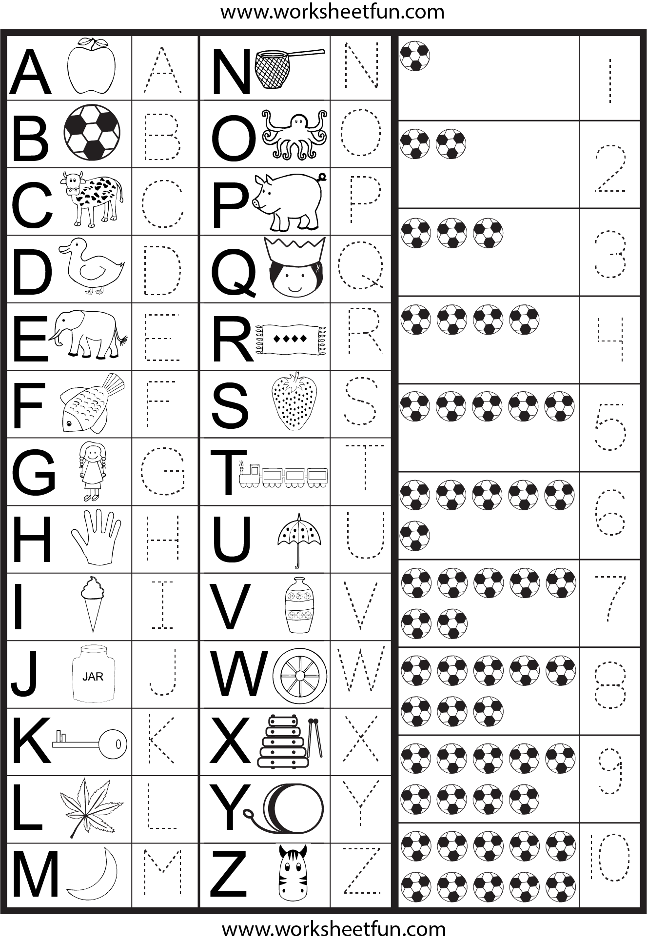 Letters And Numbers Tracing Worksheet Tracing Worksheets Alphabet 