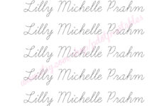 Personalized Cursive Name Trace Worksheet PDF Printable Etsy