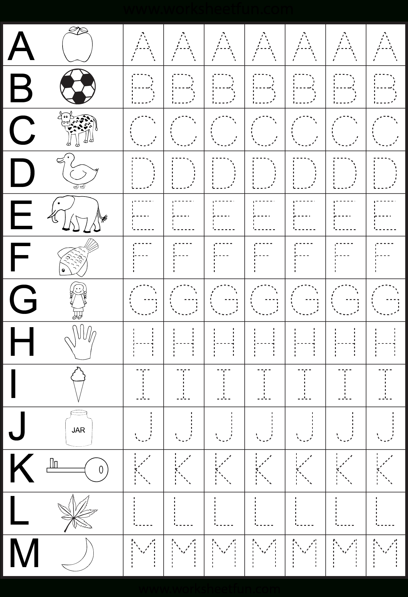 Pre K Alphabet Tracing Worksheets AlphabetWorksheetsFree