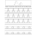 Preschool Letter Tracing Worksheets Pdf Dot To Dot Name Tracing Website