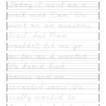 Preschool Printing Worksheets With Alphabet Also Handwriting