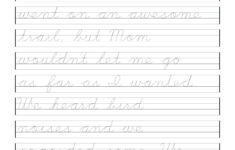 Preschool Printing Worksheets With Alphabet Also Handwriting