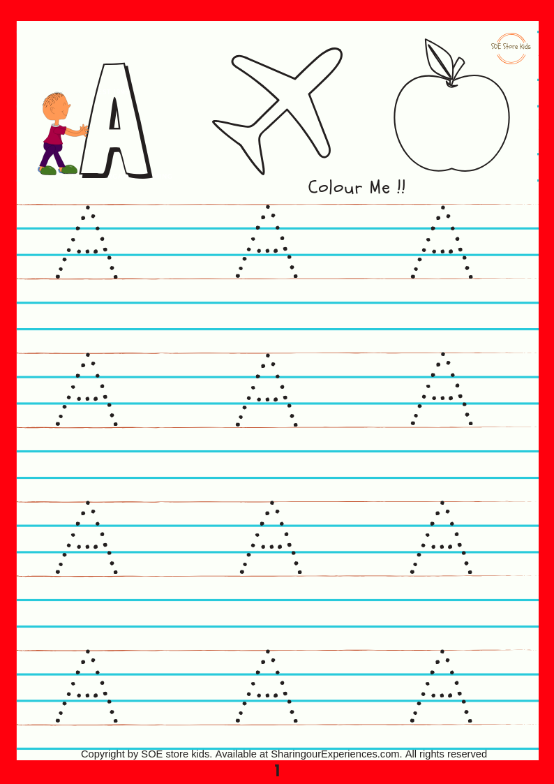 Preschool Worksheets Age 3 For Printable Writing Practice Worksheets 